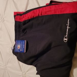 Track pants men champion size 2xL black and red